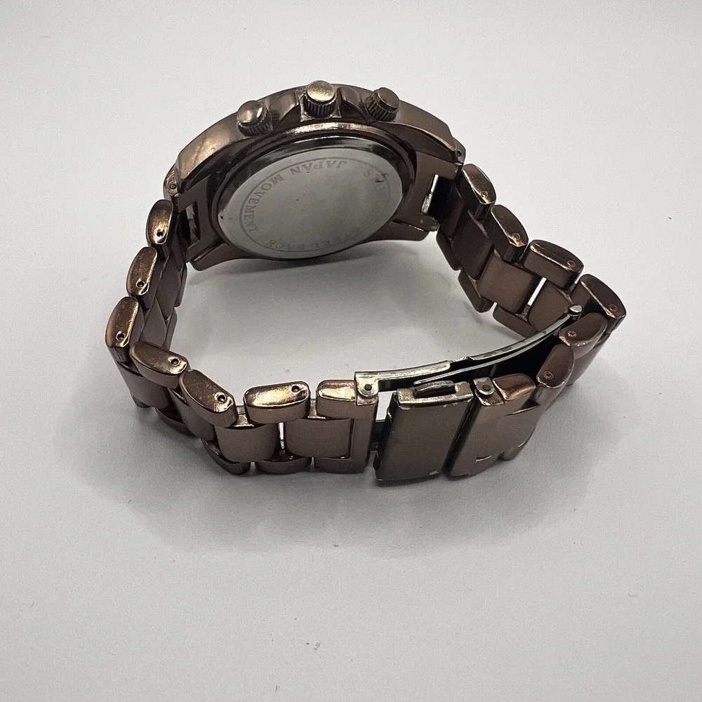Unisex Target Brown/Tortoise Metal Wristwatch Nice Looking Watch for Casual‎